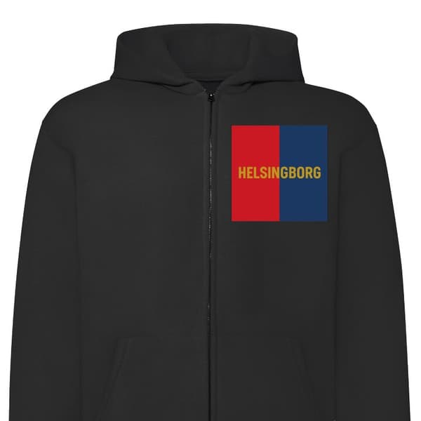 Hettegenser med Glidelås | Zip-Hettegenser for Voksen Helsingborg - fotball