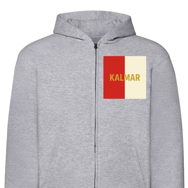 Huppari Vetoketjulla | Vetoketjullinen Huppari Aikuisille Kalmar - jalkapallo