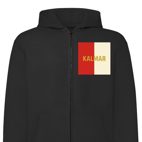 Huppari Vetoketjulla | Vetoketjullinen Huppari Aikuisille Kalmar - jalkapallo