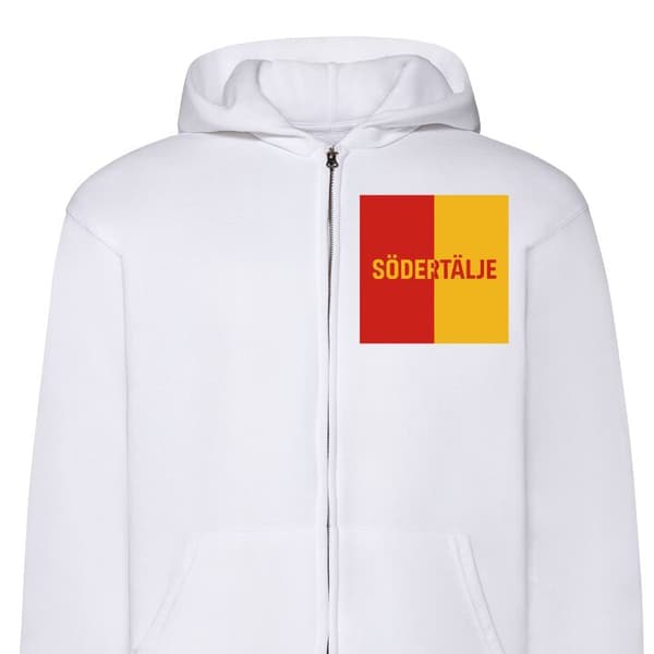 Hættetrøje med Lynlås | Zip-Hoodie til Voksen Södertälje – fod