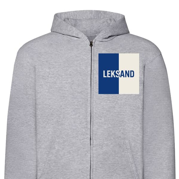 Hettegenser med Glidelås | Zip-Hettegenser for Voksen Leksand – Hockey Grå XX-Large