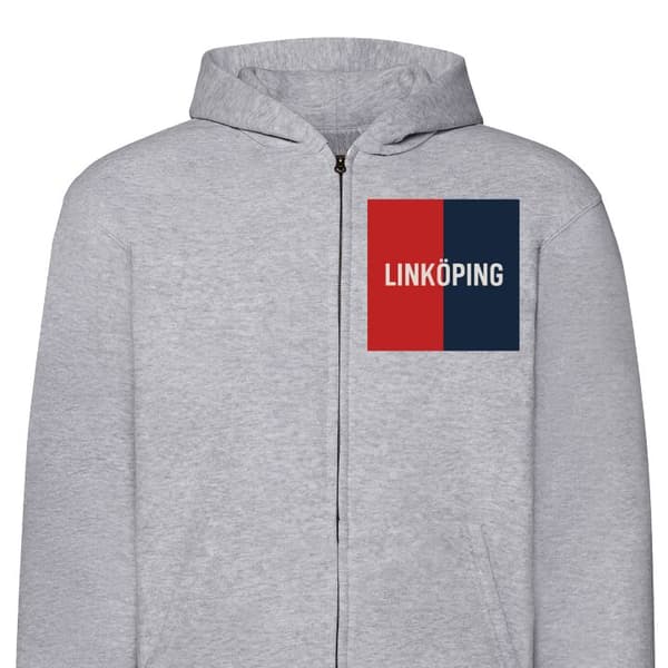 Huvtröja med Dragkedja | Zip-Hoodie för Vuxen Linköping – Hockey