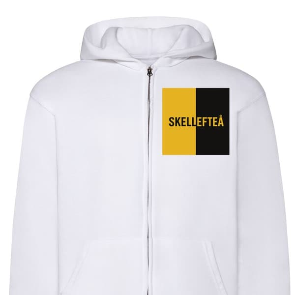 Huvtröja med Dragkedja | Zip-Hoodie för Vuxen Skellefteå – Hoc