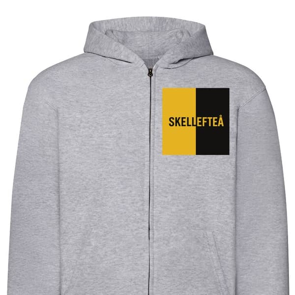Huvtröja med Dragkedja | Zip-Hoodie för Vuxen Skellefteå – Hoc