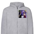 Miniatyrbillede 1 af 2: Hættetrøje med Lynlås | Zip-Hoodie til Voksen IF: Låtsaskompis