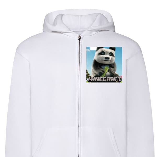 Hættetrøje med Lynlås | Zip-Hoodie til Voksen A Minecraft Movie