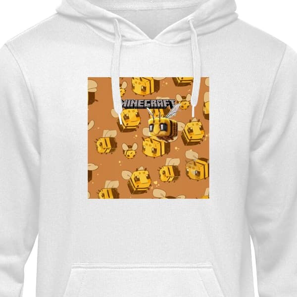 Huvtröja för Barn | Bekväm Barn-Hoodie Minecraft Bi