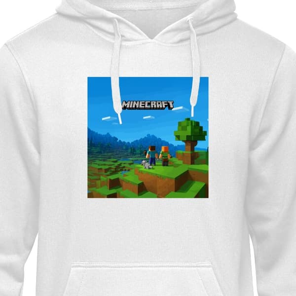 Huvtröja för Barn | Bekväm Barn-Hoodie Minecraft Key Art