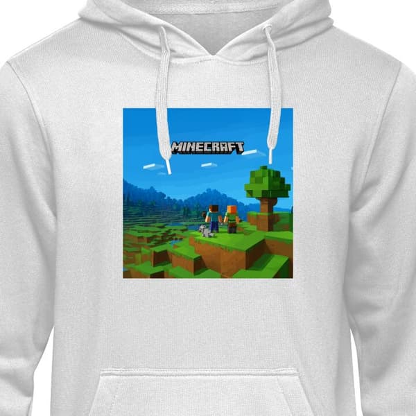 Huvtröja för Barn | Bekväm Barn-Hoodie Minecraft Key Art