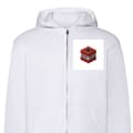 Miniatyrbilde 1 av 2: Hettegenser med Glidelås | Zip-Hettegenser for Voksen Minecraft TNT