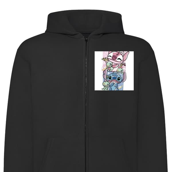 Hettegenser med Glidelås | Zip-Hettegenser for Voksen Stitch