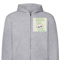 Miniatyrbillede 1 af 2: Hættetrøje med Lynlås | Zip-Hoodie til Voksen Pop mart labubu