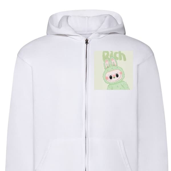 Hættetrøje med Lynlås | Zip-Hoodie til Voksen Pop mart labubu