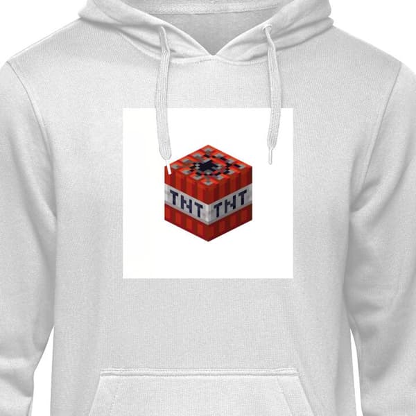 Klassisk Hoodie | Huvtröja för Vuxna Minecraft TNT