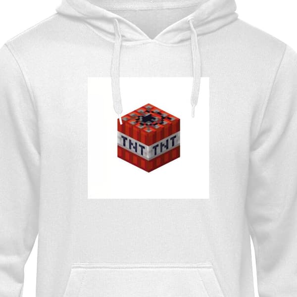 Klassisk Hoodie | Huvtröja för Vuxna Minecraft TNT
