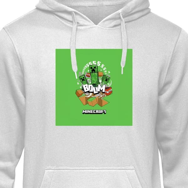 Klassisk Hoodie | Huvtröja för Vuxna Minecraft Boom