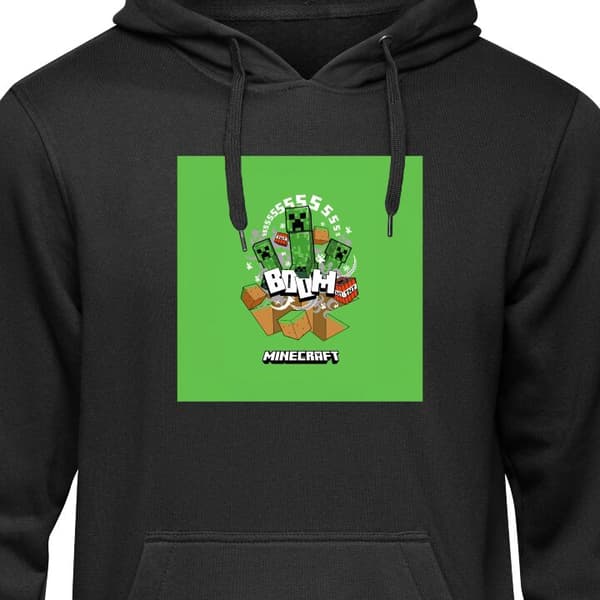 Klassisk Hoodie | Huvtröja för Vuxna Minecraft Boom