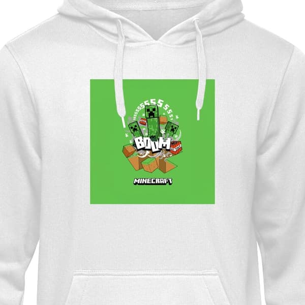Klassisk Hoodie | Huvtröja för Vuxna Minecraft Boom