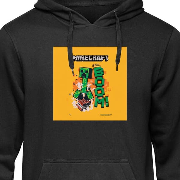 Klassisk Hettegenser | Hettegenser for Voksne Minecraft Boom