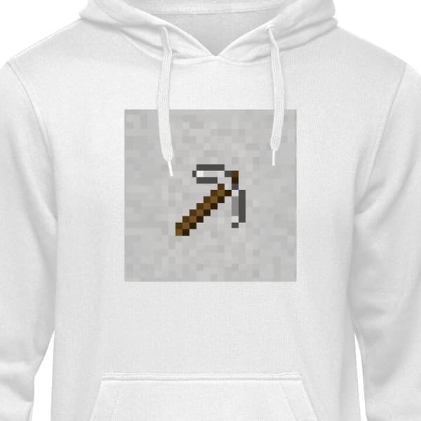 Klassisk Hoodie | Huvtröja för Vuxna Minecraft Tools