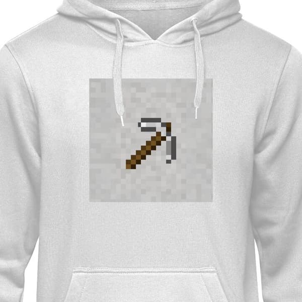 Klassisk Hoodie | Huvtröja för Vuxna Minecraft Tools