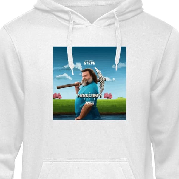 Klassisk Hoodie | Huvtröja för Vuxna A Minecraft Movie