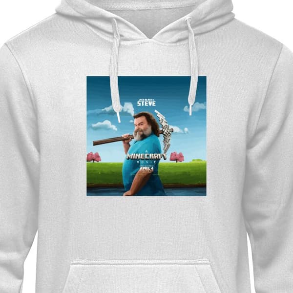 Klassisk Hoodie | Huvtröja för Vuxna A Minecraft Movie