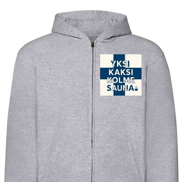 Hættetrøje med Lynlås | Zip-Hoodie til Voksen BAD Bare tag en