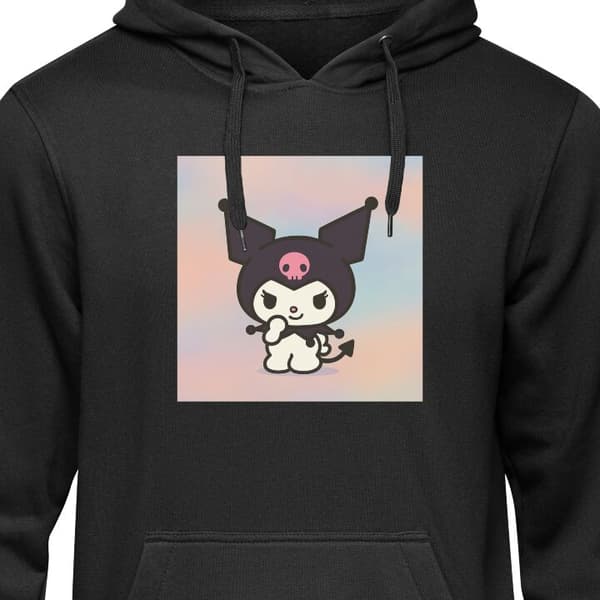 Huvtröja för Barn | Bekväm Barn-Hoodie Kawaii Sanrio Kuromi