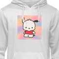 Miniatyrbillede 1 af 4: Klassisk Hoodie | Hættetrøje til Voksne Kawaii Sanrio Pochacco