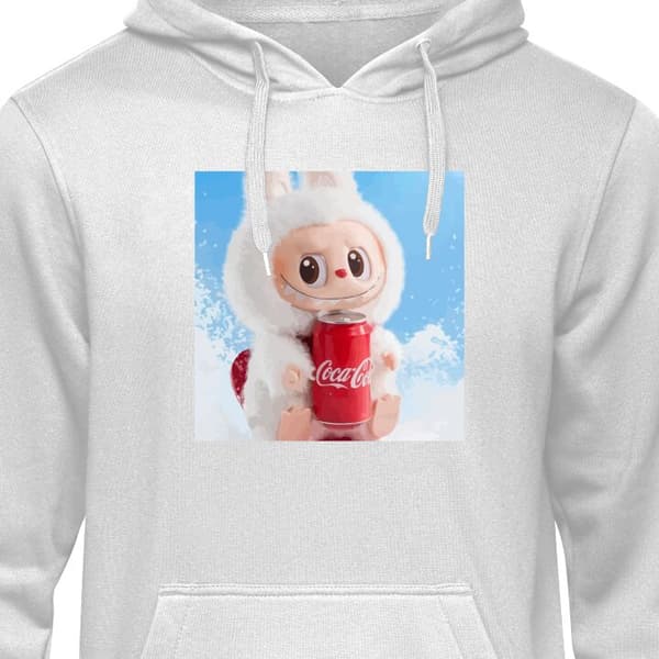 Klassisk Hoodie | Huvtröja för Vuxna Labubu Summer Edition