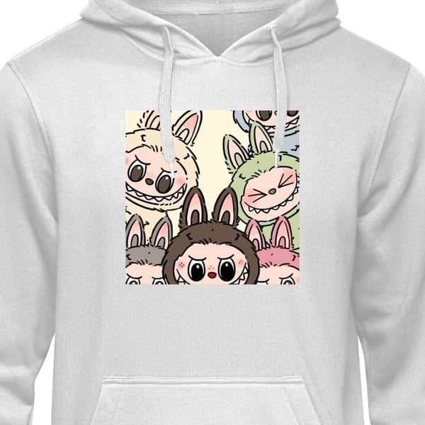 Klassisk Hettegenser | Hettegenser for Voksne Labubu Pastel Co