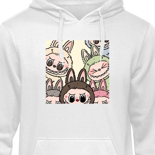 Klassisk Hettegenser | Hettegenser for Voksne Labubu Pastel Co
