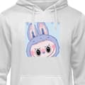 Miniatyrbild 1 av 9: Huvtröja för Barn | Bekväm Barn-Hoodie Blue Bunny Labubu