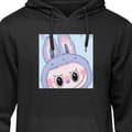 Miniatyrbild 1 av 9: Huvtröja för Barn | Bekväm Barn-Hoodie Blue Bunny Labubu