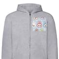 Miniatyrbild 1 av 2: Barn Zip Hoodie | Varm och Stilren hoodie med dragkedja Pastel Labubu