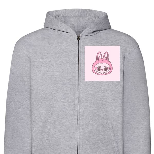 Barn Zip Hoodie | Varm och Stilren hoodie med dragkedja Labubu