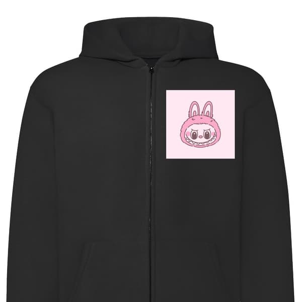 Barn Zip Hoodie | Varm och Stilren hoodie med dragkedja Labubu