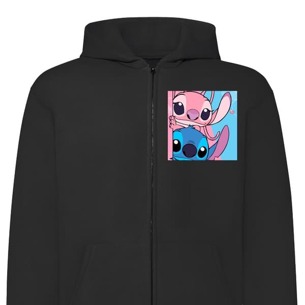 Barn Zip Hoodie | Varm och Stilren hoodie med dragkedja Stitch & Angel