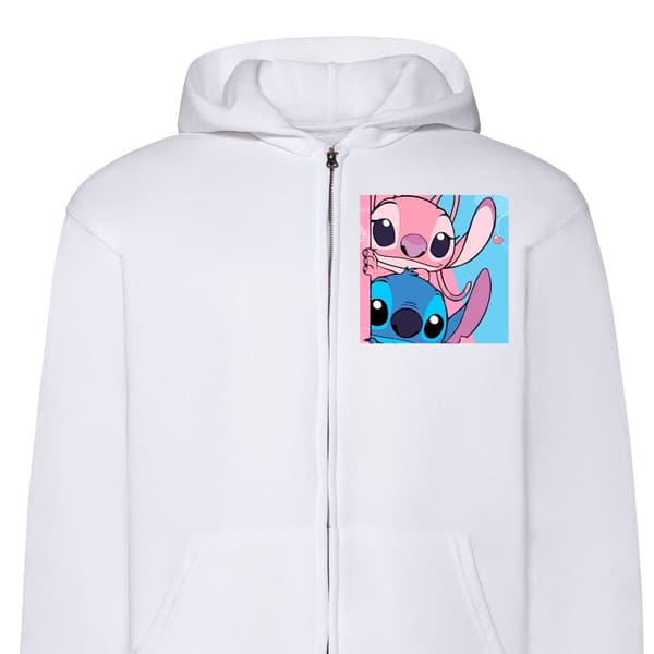 Barn Zip Hoodie | Varm och Stilren hoodie med dragkedja Stitch & Angel