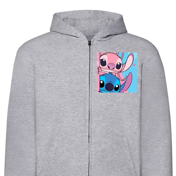 Barn Zip Hoodie | Varm och Stilren hoodie med dragkedja Stitch & Angel