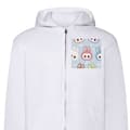 Miniatyrbild 2 av 3: Barn Zip Hoodie | Varm och Stilren hoodie med dragkedja Pastel Labubu