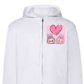 Miniatyrbillede 2 af 2: Hættetrøje med Lynlås | Zip-Hoodie til Voksen Labubu Pink Mons