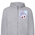 Miniatyrbild 1 av 2: Huvtröja med Dragkedja | Zip-Hoodie för Vuxen Blue Bunny Labubu