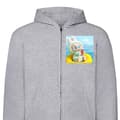 Miniatyrbillede 1 af 2: Hættetrøje med Lynlås | Zip-Hoodie til Voksen Labubu Macaron S