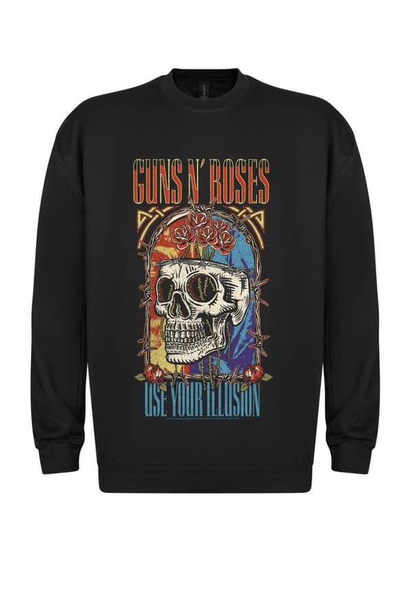 Guns N´ Roses Use Your Illution Album  college Musta Large
