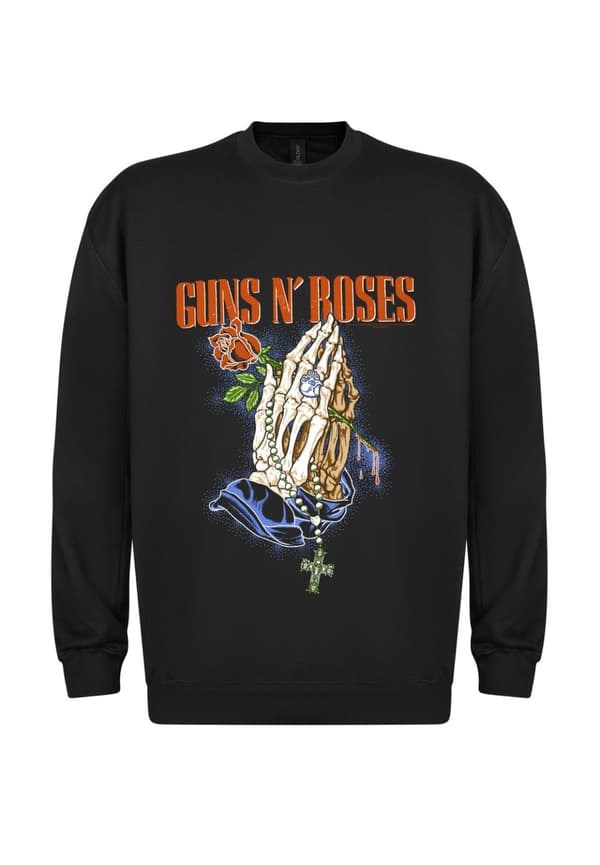 Guns N´ Roses Prayer  college Musta XX-Largre