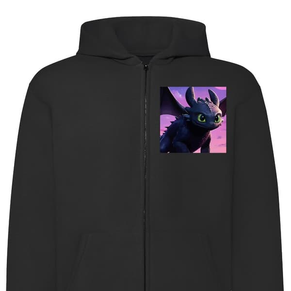 Barn Zip Hoodie | Varm och Stilren hoodie med dragkedja How to Train Your Dragon (Draktränaren)