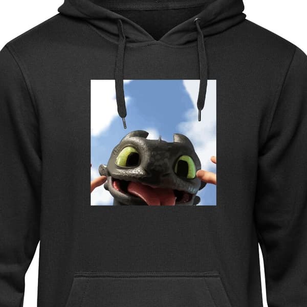 Klassisk Hoodie | Hættetrøje til Voksne Drage træner