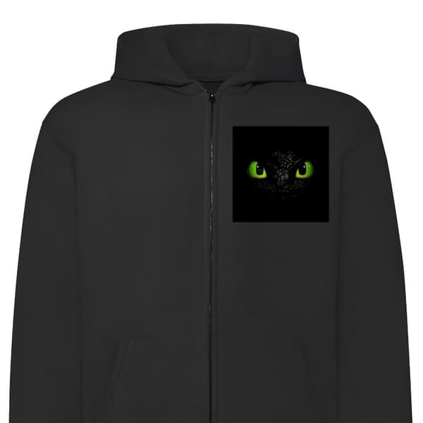 Huvtröja med Dragkedja | Zip-Hoodie för Vuxen Draktränaren How to Train Your Dragon